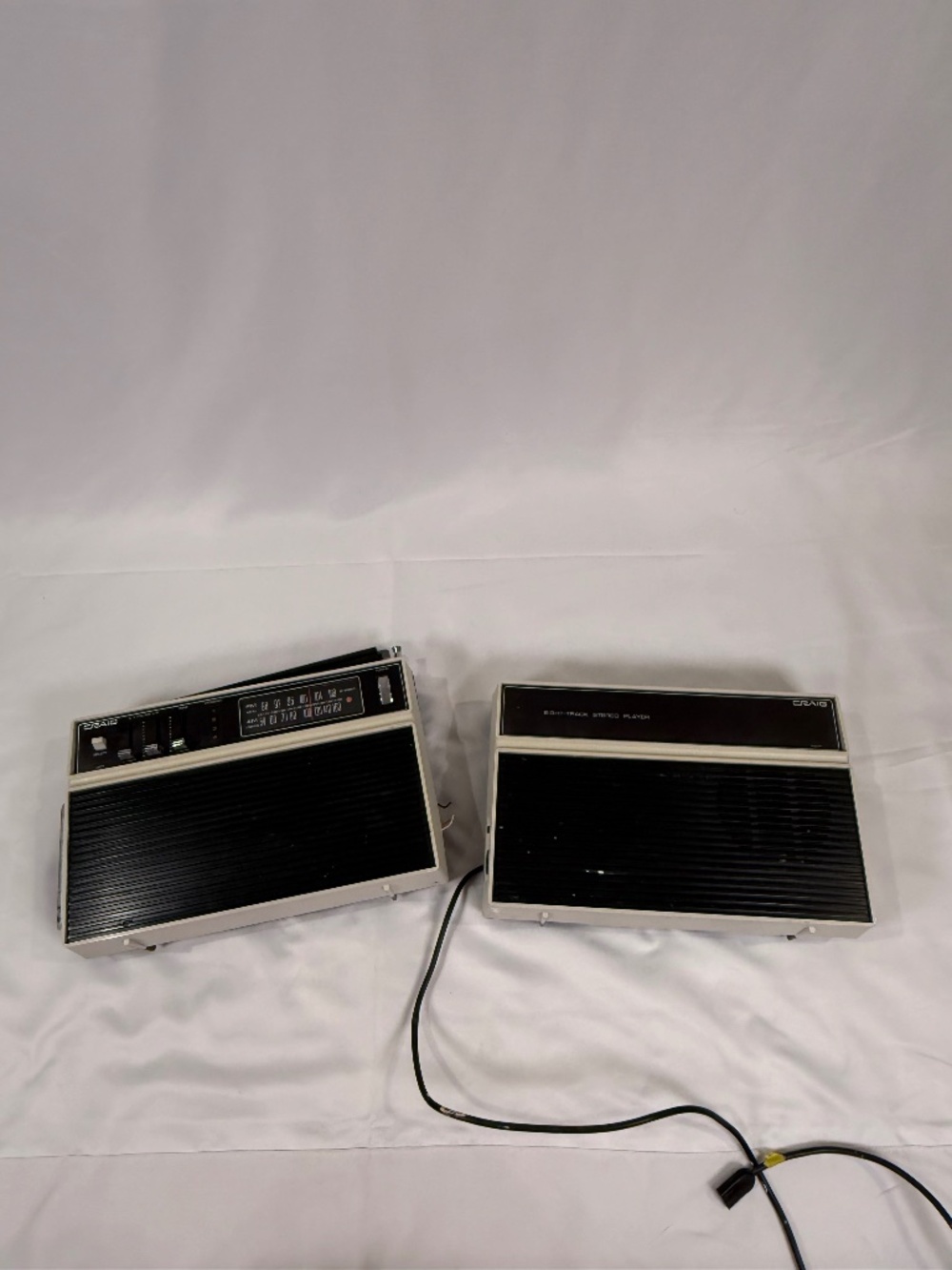 Vintage Craig 3404 Portable 8 Track Stereo Player AM/FM Retro Radio